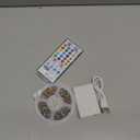 RUISHINE Battery Powered LED Strip Lights 25ft, Battery Operated LED Light Strip Color Changing Music Sync App Remote Control RGB USB Led Lights for TV, Room, Rope Lights