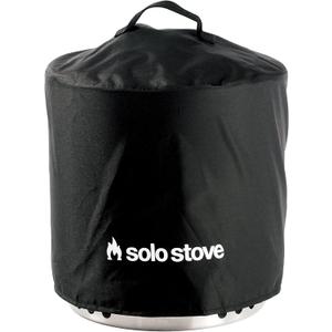 Solo Stove Ranger Shelter - Weather-Resistant Round Cover for Solo Stove Ranger Fire Pit and Accessories - PVC-Coated Polyester with Aluminum Reinforcement - Year-Round Protection (Black)