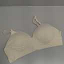 Lover-Beauty Bras for Women Support Push Up Bralettes Full Coverage No Underwire Seamless Comfortable Everyday Bras (Large, Pale Skin)