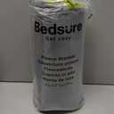 Bedsure GentleSoft Fleece Bed Blankets Queen Size Grey - Soft Warm Winter Blanket Lightweight Cozy Luxury Microfiber, Room Home Decor Christmas Decorations Gifts for Women and Men, 90x90 inches