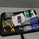 RJ45 Crimp Tool, Ethernet Crimper Tool Kit With CARRYING CASE, All-In-One Pass Through Network Cable Tool For Cutting, Stripping, Crimping Cat5 Cat6 RJ45 RJ11 RJ12 – Ideal For Home DIY, IT Technicians