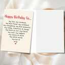 6 x Romantic Birthday Card for Wife from Husband, Funny Boyfriend Birthday Card for Girlfriend, Unique Wife Birthday Gift Ideas from Him (HZ-011)