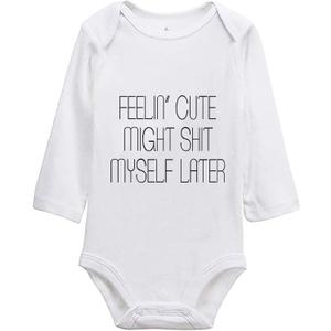 listery Funny Romper Cute Novelty Infant Baby Bodysuit Funny Baby infant Pregnancy Announcements (3months, 13126cx)