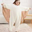 ATOZ Onesie for Kids, Animal Pajamas Halloween Cosplay Costume for Girls Boys (Brown)