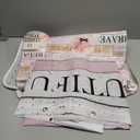 AZHM 4Pcs Shower Curtain Set Pink Fashion Floral Bathroom Decor Inspirational Quotes Bathroom Shower Curtain with Rugs and Accessories Girly Perfume Bathroom Set