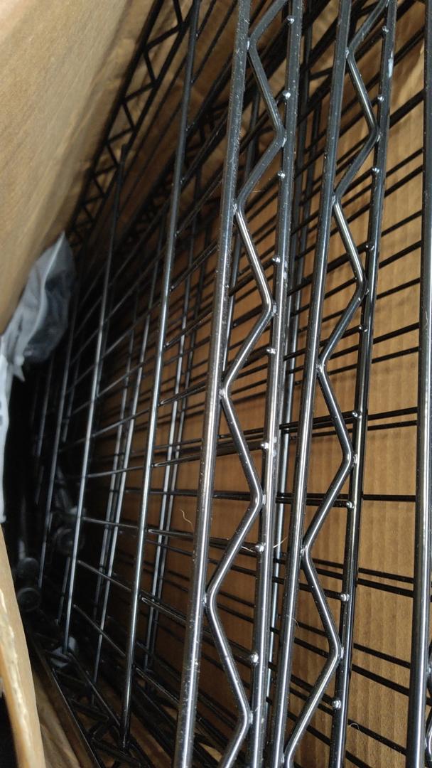Amazon Basics 5-Shelf Adjustable Heavy Duty Steel Wire Rack Storage Shelving Organizer for Kitchen, Garage, 36" L x 14" W x 72" H, Black