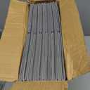 Amazon Basics Collapsible Fabric Storage Cube Bins Organizer with Handles for Organizing, Sturdy, Gray, 13 x 13 x 13 inch, 6-Pack