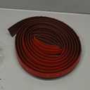 20Ft Floor Cord Cover Brown Silicone Cable Protector Easy to Install Wire Organizer and Hider for Home, Office, Garage (Brown-6m)