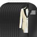 Hanging Garment Bags 10pcs Garment Bags 39'' With Clear Window Suit Cover Bag Clothes Suit Dust Cover for Hanging Clothes Travel Garments Bag with Accessories Zipper for Suits Coats