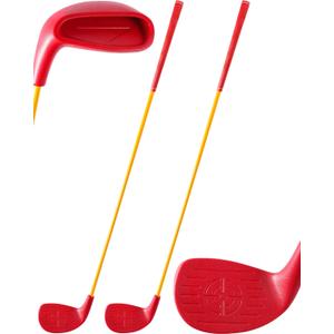 HOTWIND Backyard Golf Game Clubs with 5”x 3.5” Oversize Heads and 36” Lightweight Carbon Shaft for Adults Play Outdoor Golf Yard Game in Grass Parks and Yards Hit Plastic and Foam Balls, 2 Pack