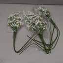 12 Pack Real Touch Artificial Baby's Breath Flowers - 21" Bendable Stems for Wedding Bouquets, Home Centerpieces & Outdoor Decor (Waterproof, Dustproof, White)