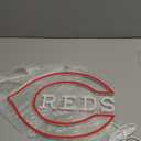 Baseball Neon Sign for Wall Decor Dimmable Baseball Neon Light for Man Cave Club Garage Game Room Bar Party Bedroom Birthday Gifts for Fans Friends Families Size 15.7 * 11In(ZYLD0135) (Red White-Reds)