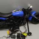 Kids Motorcycle, 12V Battery Powered Electric Motorcycle, 3-Wheel Ride On Motorcycle w/Training Wheels, Reverse, Headlight, Horn, Music, Ride On Toy for Kids Toddler Boys Girls Ages 3-5 Years (Blue)