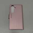 FLIPALM Wallet Case for Samsung Galaxy S26 6.3", RFID Blocking Credit Card Holder, PU Leather Folio Flip Kickstand Protective Shockproof Cover for Galaxy S26 (Pink, Samsung Galaxy S26)