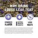 Tiesta Tea - Nutty Almond Cream, Premium Loose Leaf, Cinnamon Almond Herbal Tea Blend, Non-Caffeinated, Make Hot or Iced & Brews Up to 200 Cups, 16 Ounce Resealable Bulk Pouch