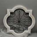 Deco 79 Wooden Scroll Home Wall Decor Wall Sculpture with Metal Scroll Work, Wall Art 22" x 1" x 22", White