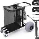 Beach Cart with 13'' Balloon Wheel for Sand