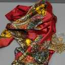 CICOCI Men Pirate Costume Accessories Set for Women: Pirate Hat, Head Scarf, Sash, Belt, Dress Accessories - Gold (Red)