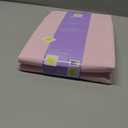 Laolitou Light Pink Embroidered Grid Tablecloth,Wrinkle Resistant,60"x120"