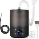 Gerrii Reptile Fogger Humidifiers with Humidity Control, Top Fill Reptile Mister with Smart Touch LED Display, 3 Mist Levels, Auto Shut off, Extendable Hose for Crested Gecko Frog Terrarium