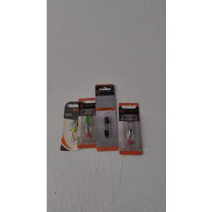 Fishing Gears Assorted, Set Of 4(Eye Jacker 2 Pcs, Techny Spinner 1 Pc, Spring Bobber Inserts 1 Pc)
