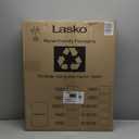 Lasko Pedestal Fan, Oscillating Fan for Bedroom with Adjustable Height and 3 Cooling Speeds, Portable, 18", Black