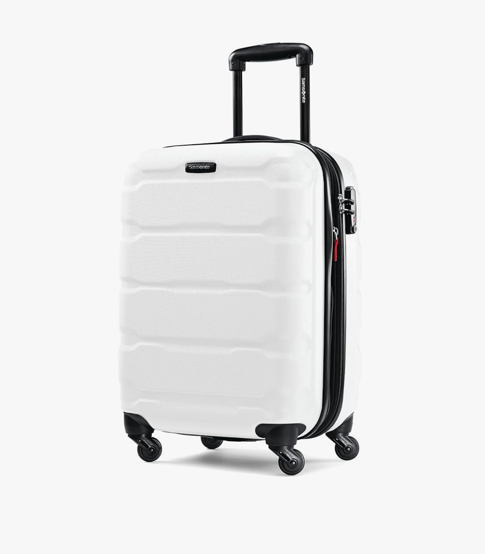 Samsonite Omni PC Hardside Expandable Luggage with Spinner Wheels, Carry-On 20-Inch, White