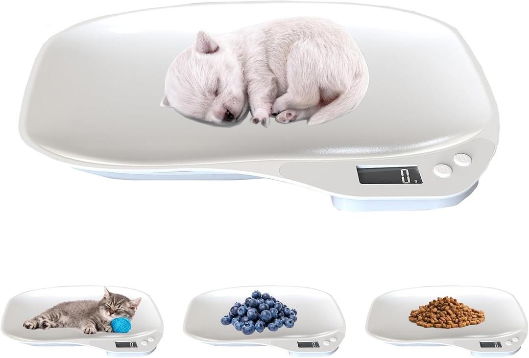 Small Animals Digital Pet Scale for Dogs Cats, Portable Electronic Kitchen Food Weighing Scales Max 33 lbs, LCD Scale with Tray, for Food, Puppy, Kitten, Lizard, Hamster, Tortoise, Helping Small Animals Digital Pet Scale for Dogs Cats, Portable Electronic Kitchen Food Weighing Scales Max 33 lbs, LCD Scale with Tray, for Food, Puppy, Kitten, Lizard, Hamster, Tortoise, Helping