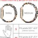 Heesch Tortoise Stretchy Watch Band Compatible with Apple Watch Resin Cute Watch Strap Wristband for iWatch Bracelet for Women Men Girls, 38/40/41mm, 42/44/45/46/49mm, Oval Version