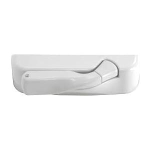 Truth EP27033 Encore White, Left Hand Folding Handle and Cover (5.32 x 1.62 x 1.32)