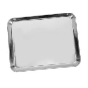 1pc Instrument Tray Handles Stainless Steel Serving Tray Laboratory Supplies