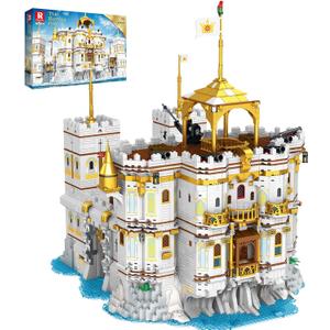 Reobrix Royal Bay Castle Building Sets, Medieval Castle Building Kit 66013, Construction Building Toys for Boys Girls,Collectible Medieval Display Model Creative Gifts for Adults, Kids 14+ (3752PCS)