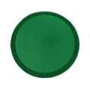 Round Woven Placemat – Elegant Green Circular Placemat With Textured Braided Design And Soft Fringed Edge, Perfect For Table Décor, Centerpieces, Or Everyday Dining, 4 Pack