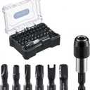 toolant Security Bit Set,32-Piece Screwdriver Bit Set With Torx, Hex,Triwing, Spanner for Tamper-Proof Screws,1/4 Inch Adapter and Release for Electric, Impact Drills