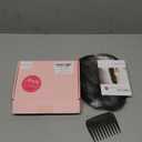 REECHO Hair Toppers for Women Real Human Hair, 10 inch Hair Toppers with Bangs for Women with Thinning Hairs, Dark Grey