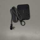 Black Flat Plug Extension Cord, HANYCONY 5ft Power Strip with 4 USB Ports(2 USB C), 4 Widely Outlets Extender, Wall Mount, Desk Charging Station for Office, School, Travel and Dorm Room Essentials