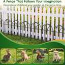 19 Pack Garden Fence Panels - 20.58ft x 17in (H) Garden Fence Animal Barrier Metal Fencing for Yard Decorative Garden Border Edging for Dogs No Dig Dog Fence for Outdoor Decor Flower Bed