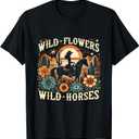 Wild Horses T-Shirt (Small, Black)