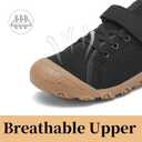 Boys Girls Shoes Anti-Collision Girls Boys Sneakers Slip on Running Tennis Shoes for Toddler/Little Kid/Big Kid (Black)