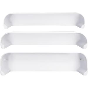 29325760166 RV Fridge Door Shelf Replacement Kit, Fit for Dometic DM2652 DM2852 RM Series Fridges 3 Pack White Freezer Upper Bottom Door Bin Snap-In Food Grade Replacement