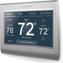 RTH9585WF1004 Wi-Fi Smart Color Thermostat, 7 Day Programmable, Touch Screen, Energy Star, Alexa Ready, Gray