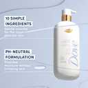 Dove Fragrance Free Body Wash Ultra Sensitive Gentle all-over Cleanse 10 Essential Ingredients 18.5 oz