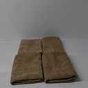 Foindtower Pack of 4 Textured Chenille Throw Decorative Pillow Covers Square Accent Solid Cushion Cover Neutral Farmhouse Pillow Case for Couch Sofa Bedroom Living Room 24x24 Inch,Taupe Khaki Camel (Starfish)