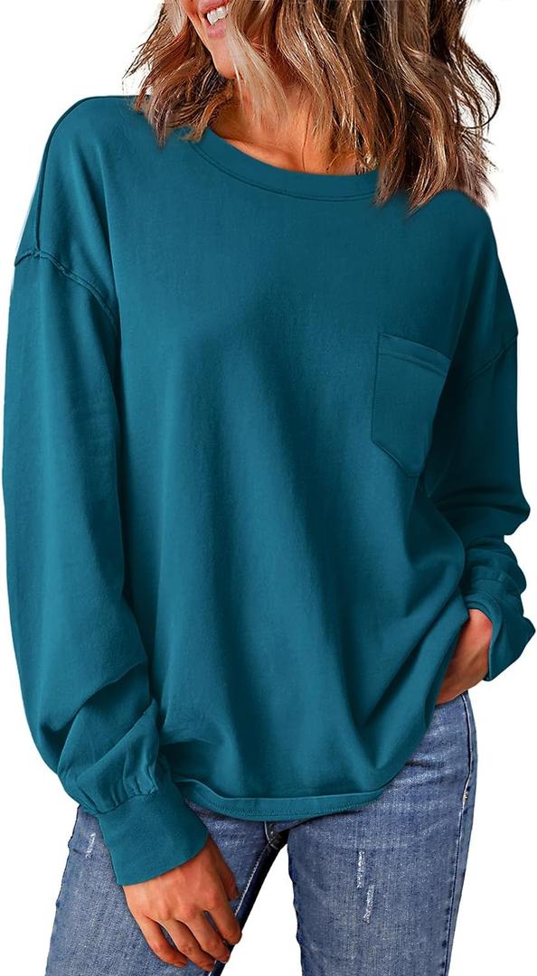 WIHOLL womens Soft (Blue, M)