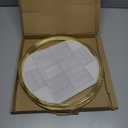 10Pcs Metal Floral Hoop Centerpiece with Acrylic Base Gold Wreath Rings for DIY Wedding Decor and Party Table Enhancements Metal Hoops for Crafts and Centerpieces