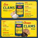 Snow's Ocean Chopped Clams Canned, 51 oz Can - 7g Protein per Serving - Gluten Free, No MSG, 99% Fat Free - Great for Pasta & Seafood Recipes