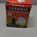 LUCKY HERP Reptile Heat Lamp - 75W Ceramic Heat Emitter Reptile Heat Lamp Bulbs (1 Pack), No Light Ceramic Heat Bulb, Heat Lamp for Reptiles Amphibian Chicken Pet Brooder Coop Lizard Turtle