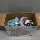 Orzbow Stroller Arch Toy for Baby, Musical Carseat Toys Hanging with Teething, Baby Mobile for Crib Bassinet Car Seat and Bouncer, Car Seat Activity Toy for Babies 0-12 Months (Space)