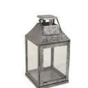 12 in. Galvanized Lantern Large