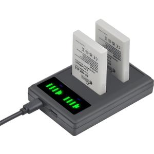 Pickle Power EN-EL5 Battery 2-Pack and LED Dual Charger for Nikon CoolPix P530, P520, P510, P100, P500, P90, P80, P5100, P5000, P6000, 3700, 4200, 5200, 5900, 7900, P3, P4,S10 Camera